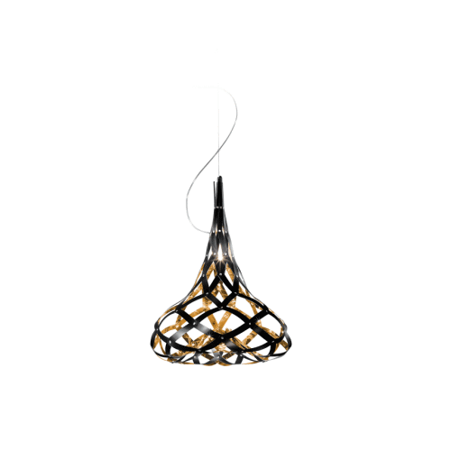 (SLAMP공식인증딜러제품/배송설치무료) Supermorgana Gold black Suspension Lamp