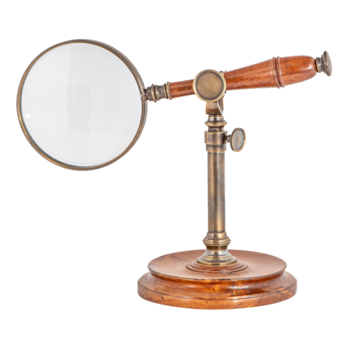 [AUTHENTIC MODELS 어센틱모델즈] Magnifying Glass With Stand Bronzed 브론즈 스탠드 돋보기