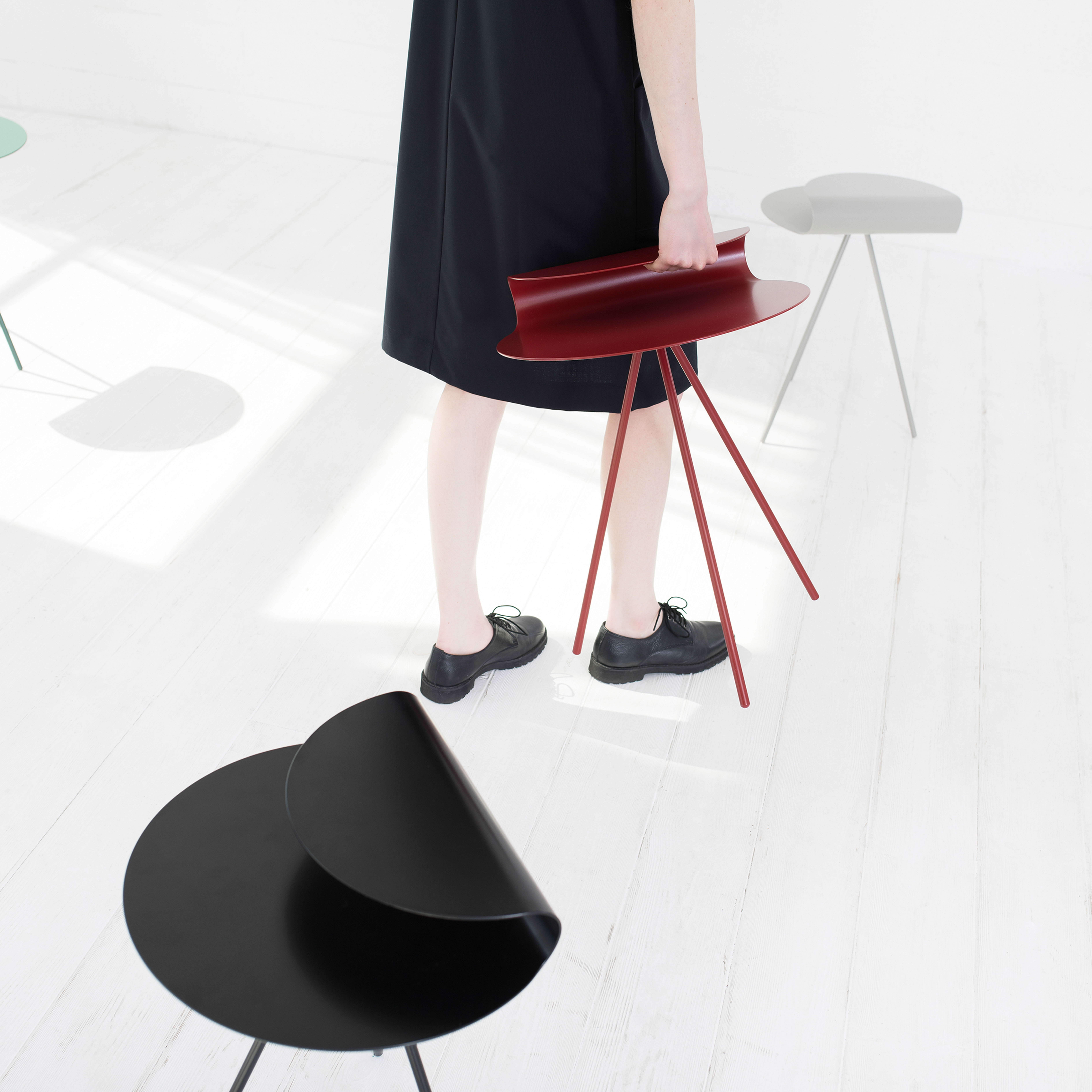 [욧욧 jot.jot] 루프 사이드테이블 LOOP SIDE TABLE - yellow